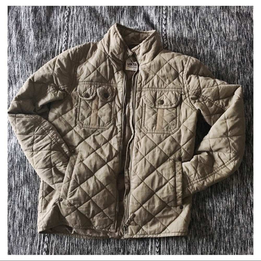 Green Quilted Jacket